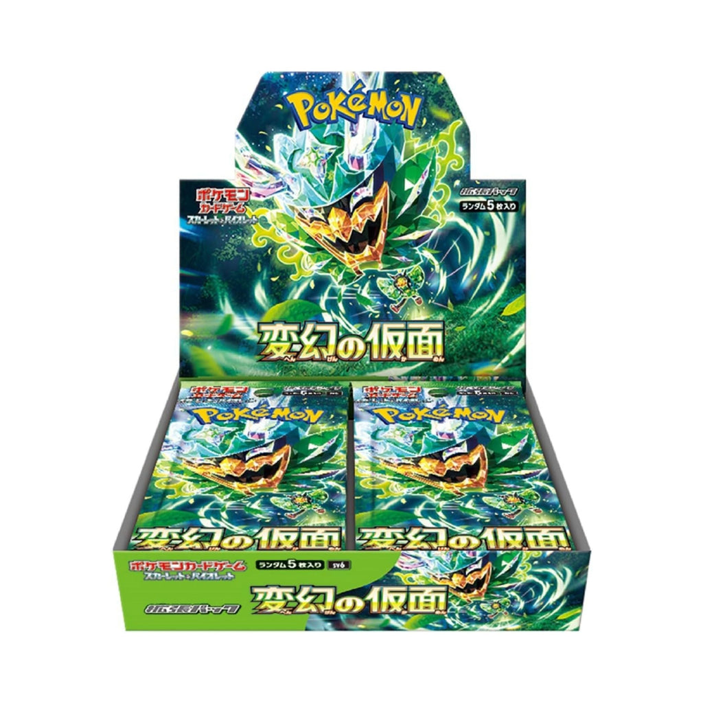 Pokemon TCG SV6 Japanese Mask of Change Booster Box Trading Cards Collection Set