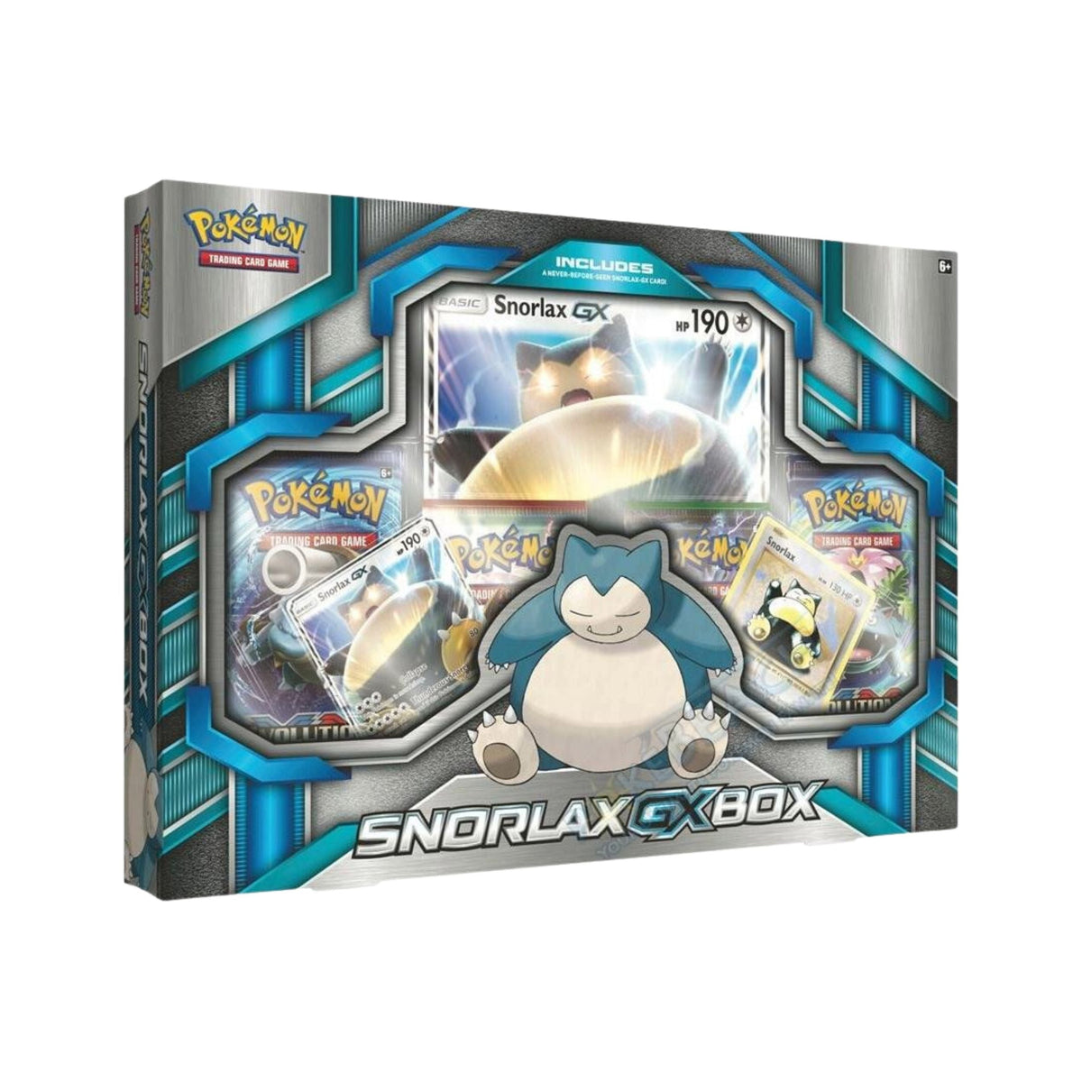 Pokemon TCG Snorlax GX Box Collectible Card Game Set with Promo Cards and Booster Packs