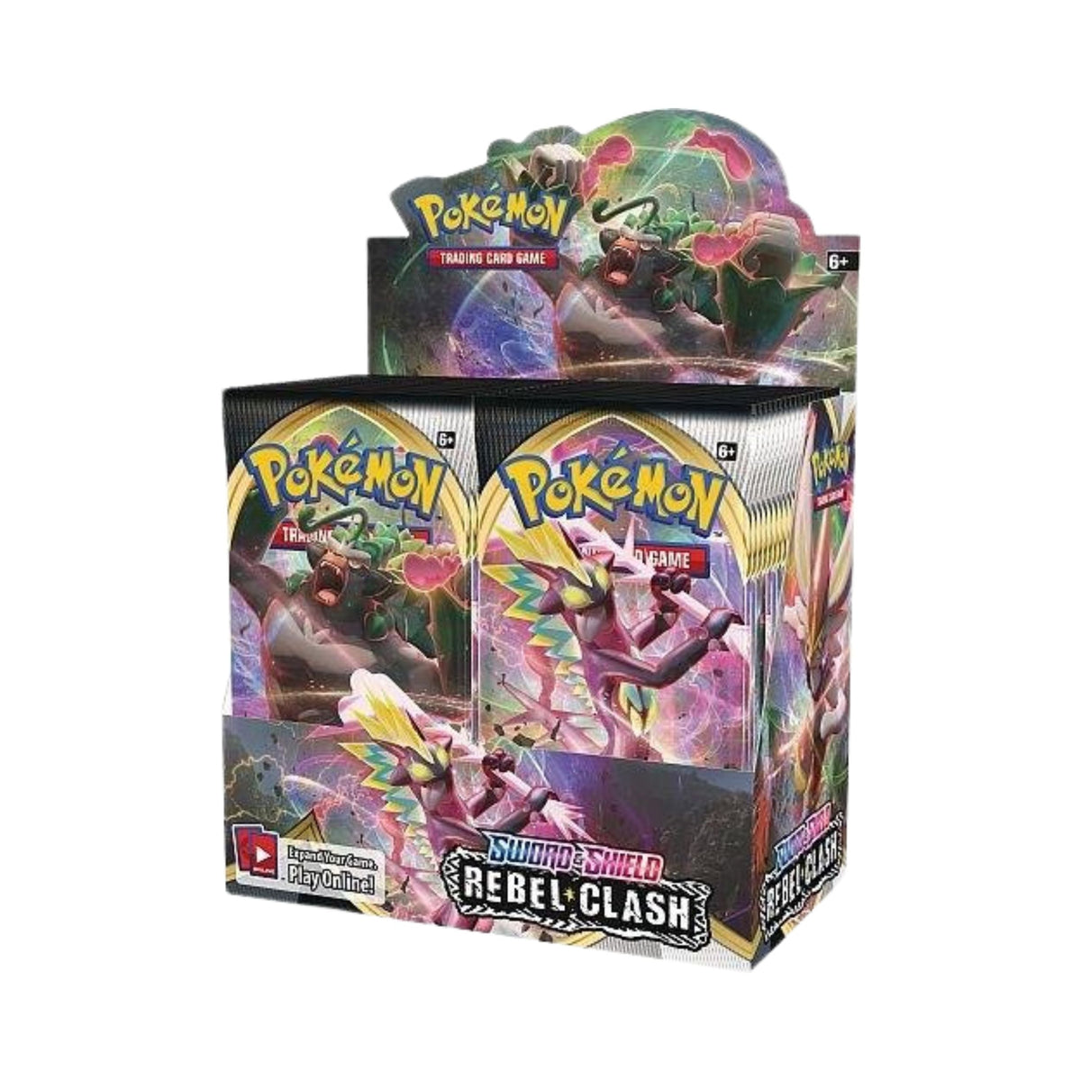 Pokemon TCG Sword and Shield Rebel Clash Booster Box with 36 Sealed Booster Packs