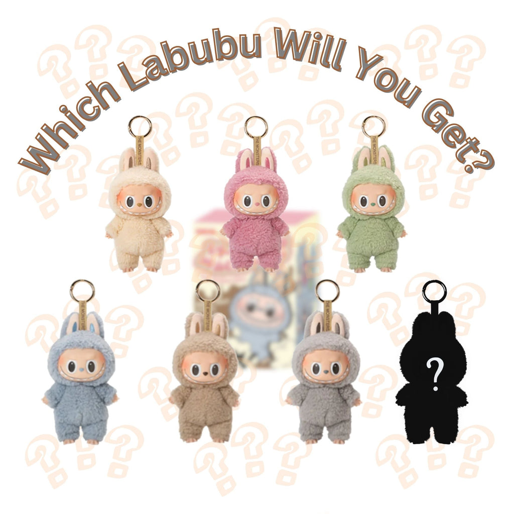 POP MART Labubu The Monsters Exciting Macaron Pendant Plush Keychain – Popmart Labubu Doll from Blind Box Series – Cute Labubu Figure Collectible Gift