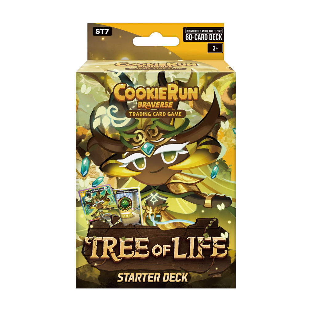 CookieRun Braverse TCG ST-07 Tree of Life Yellow Starter Deck 60 Card Game Set