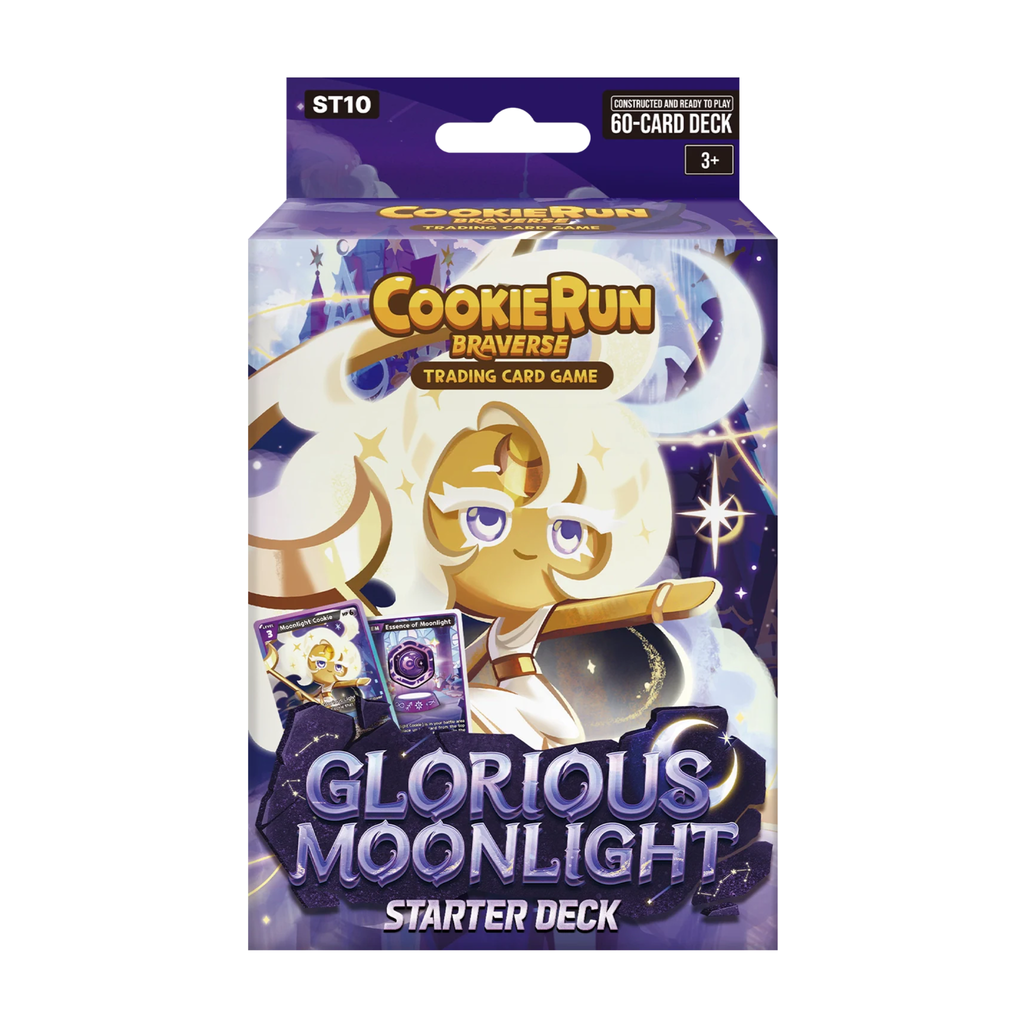 CookieRun Braverse TCG ST-10 Glorious Moonlight Purple Starter Deck 60 Card Game Set