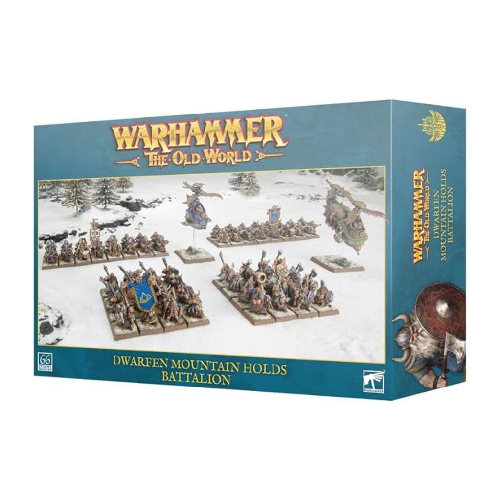 Warhammer The Old World Dwarfen Mountain Holds Battalion Miniatures Army Set