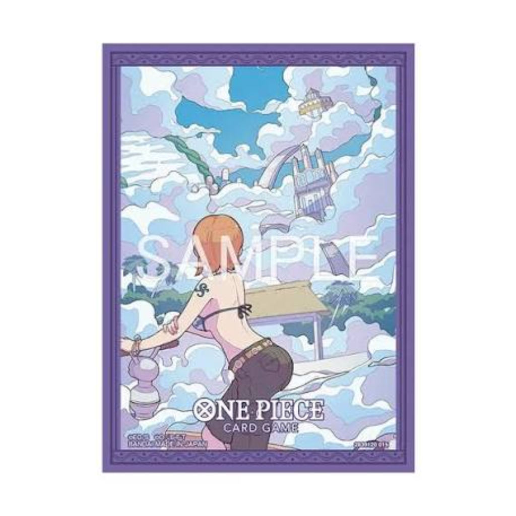 One Piece Card Game Nami Skypiea Vol. 7 70 Count Card Sleeves Official Deck Protection