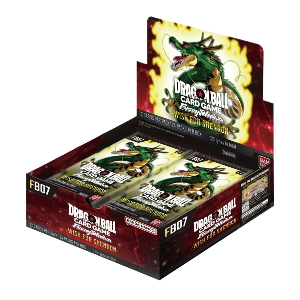 Dragon Ball Card Game Fusion World FB07 Wish For Shenron Booster Box 24 Packs