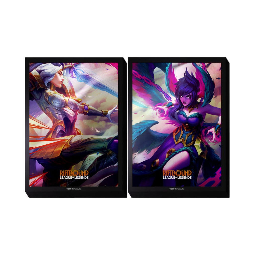 Riftbound League of Legends Kayle vs. Morgana Card Sleeves Official TCG Deck Protection