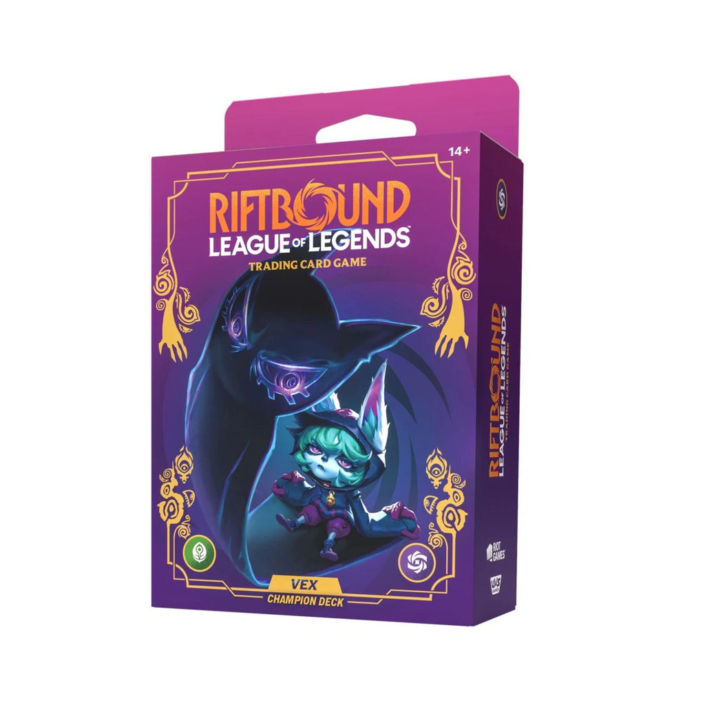 Riftbound: League of Legends TCG – Unleashed Champion Deck Vex | 56-Card Preconstructed Control Deck | Ready-to-Play Strategy Deck for New & Experienced Players