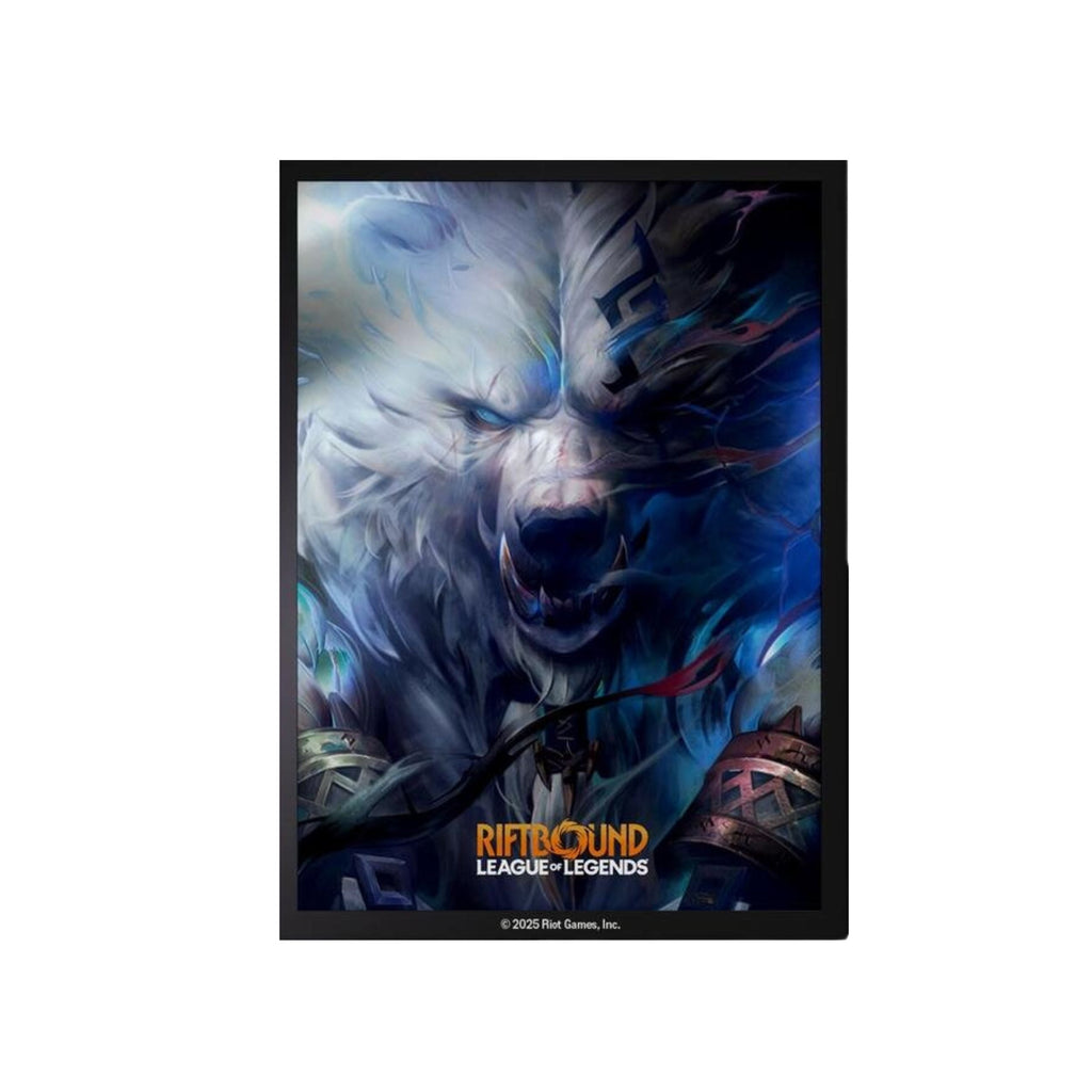 Riftbound League of Legends Volibear Card Sleeves Pack of 100 Gloss Finish Standard Size