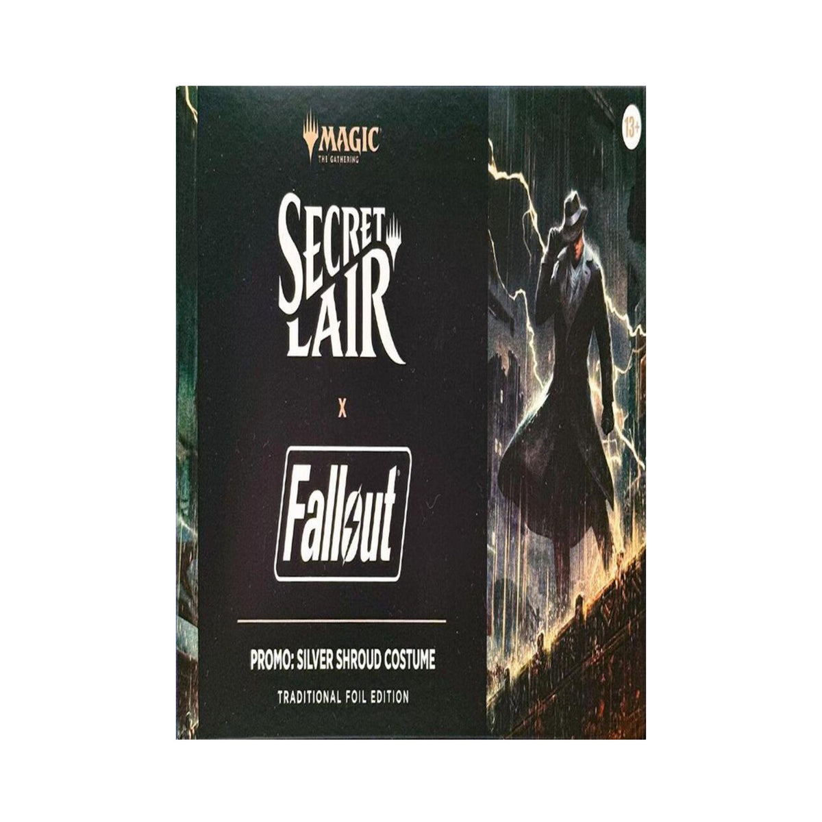 Magic: The Gathering Secret Lair x Fallout Promo Silver Shroud Costume Edition Collectible Cards