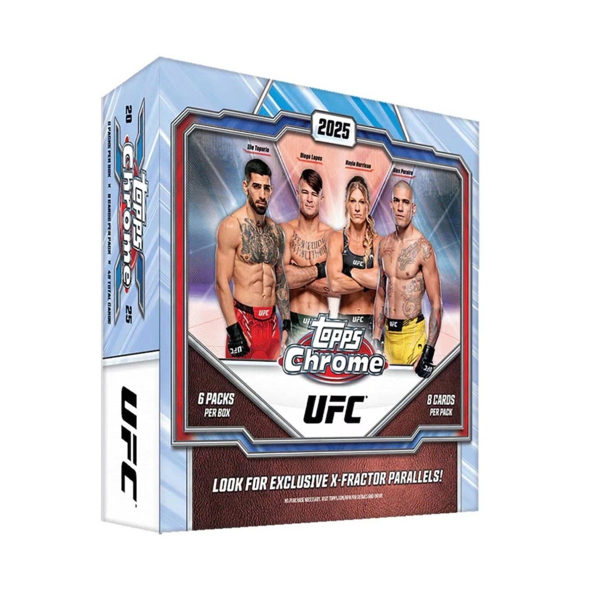 Topps Chrome UFC Trading Card 2025 Mega Box – Collectible Sports Cards