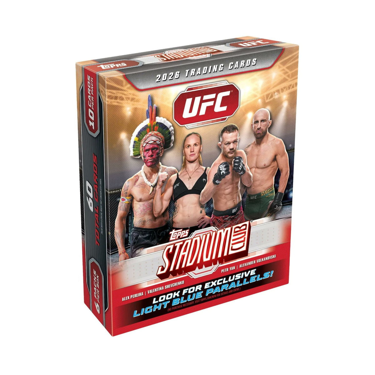 Topps UFC Stadium Club 2026 Trading Cards Mega Box 6 Packs 60 Total Cards