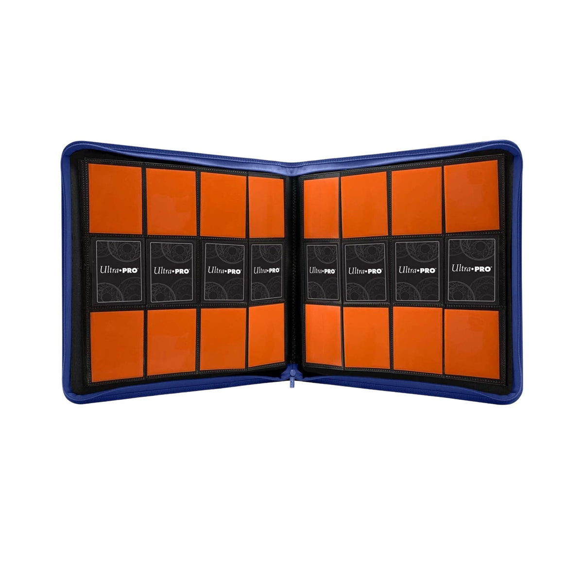 Ultra PRO 12-Pocket Zippered PRO-Binder – Blue | Premium Trading Card Binder for Collectors | Holds Up to 480 Cards | Acid-Free, Side-Loading Design for Maximum Protection