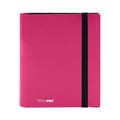 Ultra Pro PRO Binder 4-Pocket – Hot Pink | Premium Card Collection Binder with Side-Loading Pockets & Elastic Closure | Holds 160 Cards in Sleeves | Archival-Safe, Acid-Free Materials