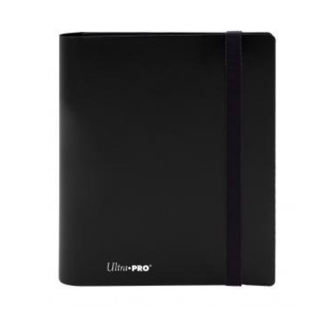 Ultra PRO 4-Pocket PRO-Binder – Jet Black | Holds 160 Cards | Side-Loading, Archival-Safe, Acid-Free Collector Card Binder
