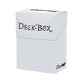 Ultra PRO Deck Box White Card Deck Box TCG Storage Holds 80 Plus Cards