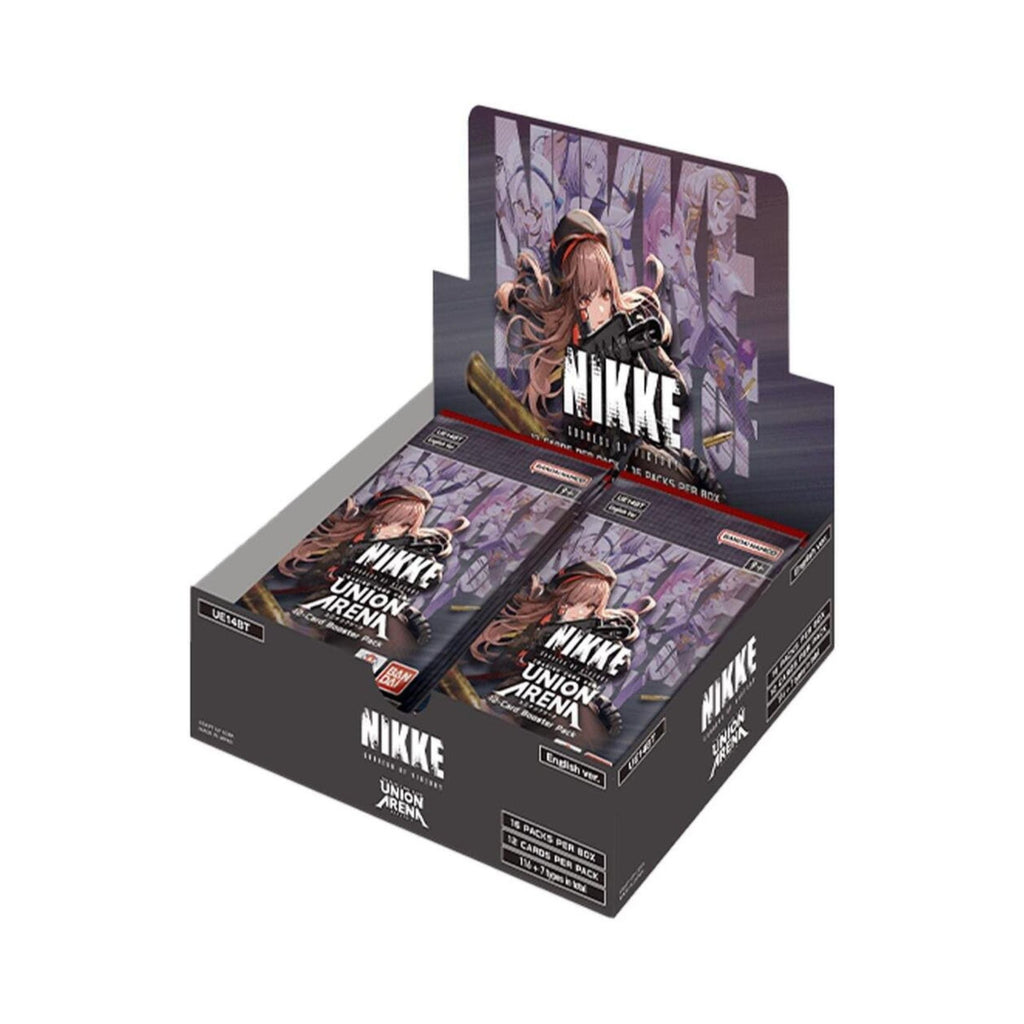 Union Arena TCG UE14BT Nikke English Booster Box 16 Pack Display Card Game Set