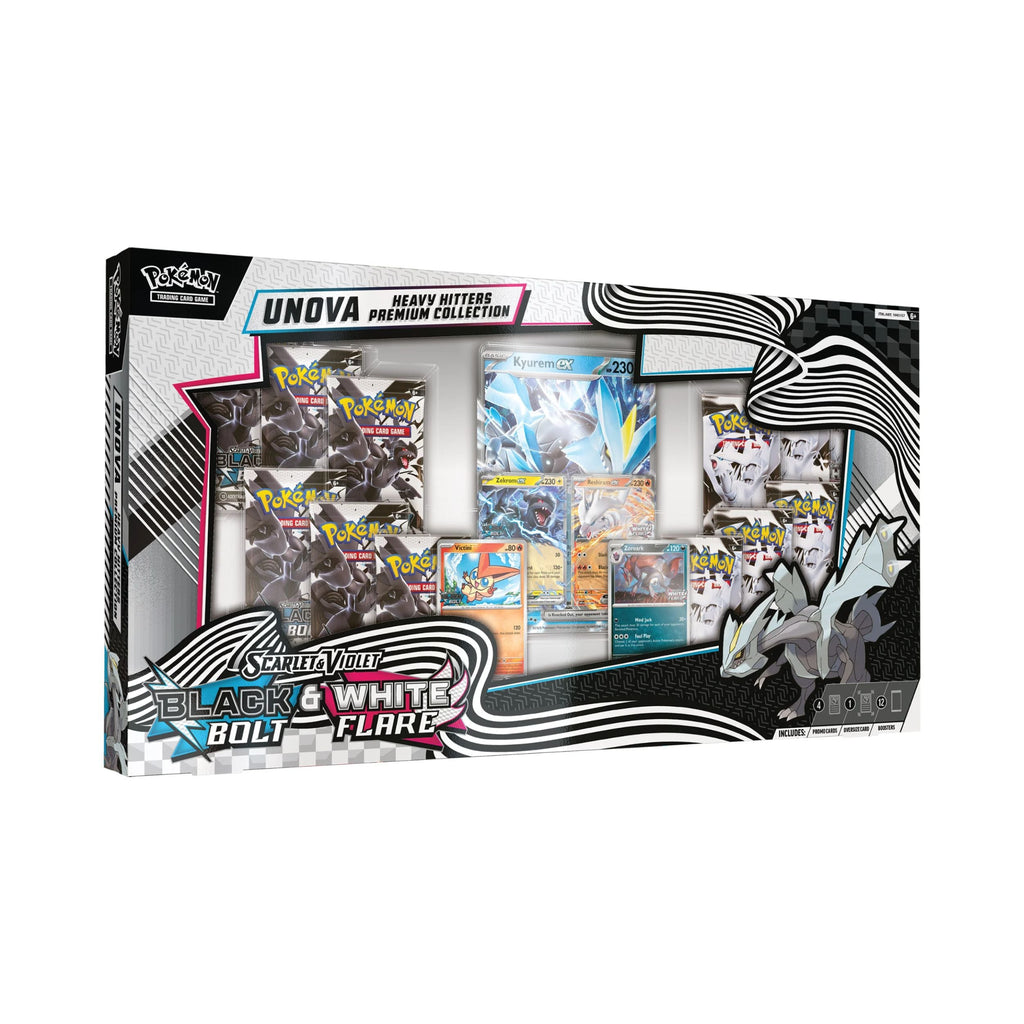 Pokemon TCG Scarlet and Violet Black Bolt White Flare Unova Heavy Hitters Collection