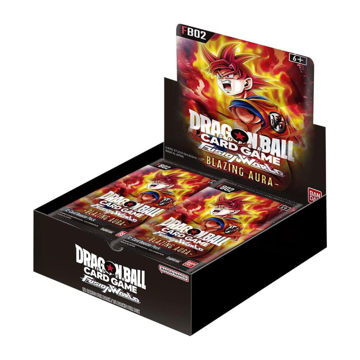 Bandai Dragon Ball Super Card Game Fusion World FB02 Blazing Aura Booster Box
