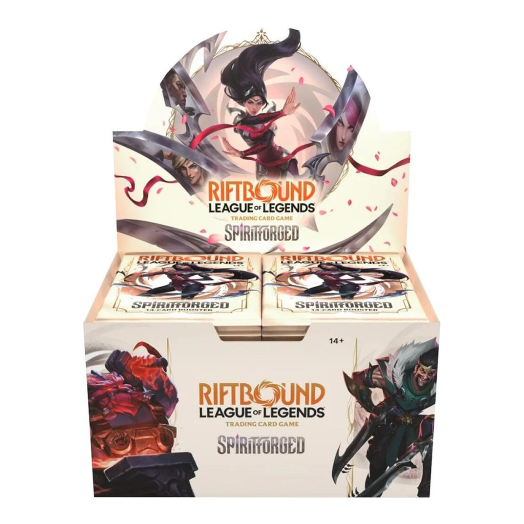 Riftbound League of Legends TCG SpiritForged Booster Display – 14-Card Packs, Epic & Alt-Art Collectible Cards, 24 Packs