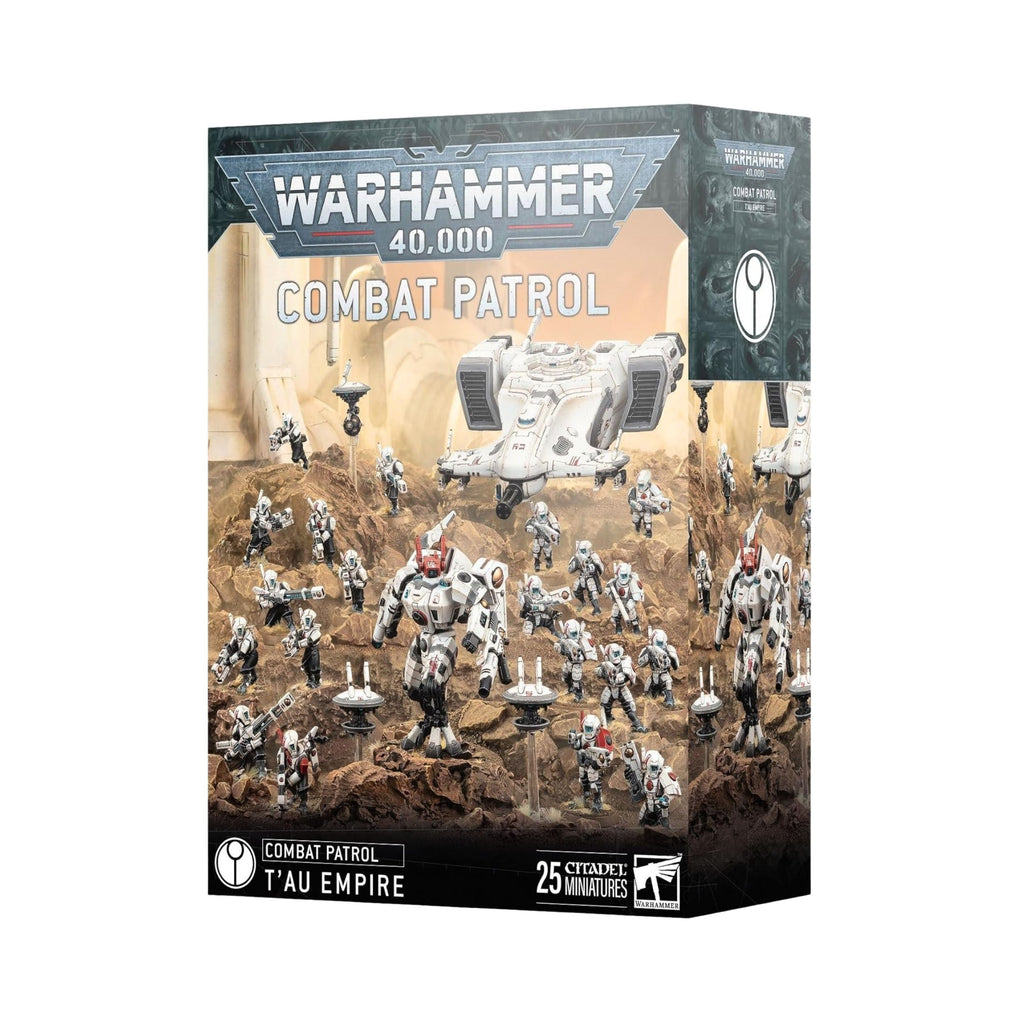 Warhammer 40,000 Combat Patrol T'au Empire Tabletop Game - 25 Citadel Miniatures