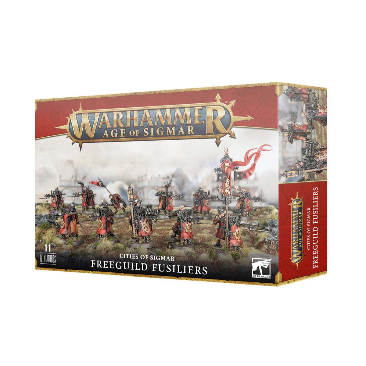 Warhammer AOS Cities of Sigmar: Freeguild Fusiliers- 11 Miniatures