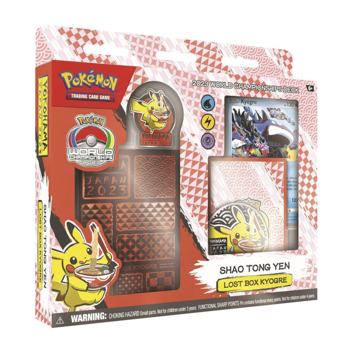 Pokemon TCG World Championship Deck 2023 Shao Tong Yen Lost Box Kyogre Card Game Set
