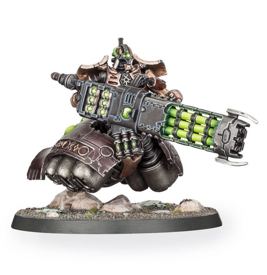 Warhammer 40,000 Necrons Lokhust Heavy Destroyer Push-Fit Miniature Model Kit with Gauss Destructor or Enmitic Exterminator, 60mm Base, Warhammer 40K Necron Army Unit