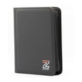 Zion Cases Diamond Texture Toploader Binder Black 4 Pocket Trading Card Album