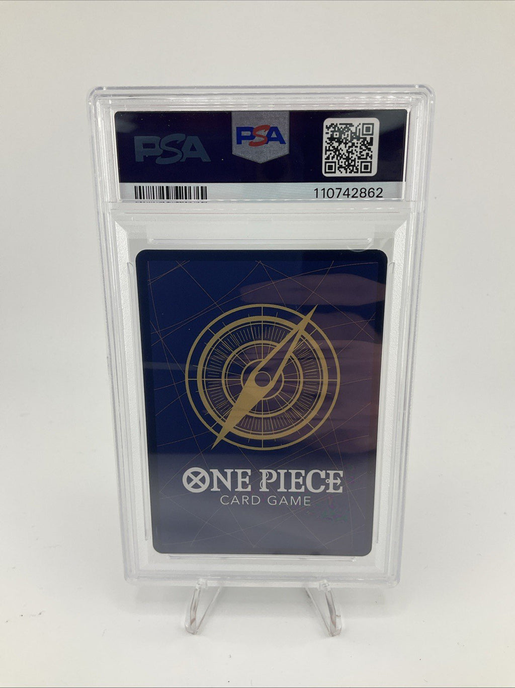 One Piece CCG Silvers Rayleigh Alternate Art Manga OP08-118 PSA 10 English