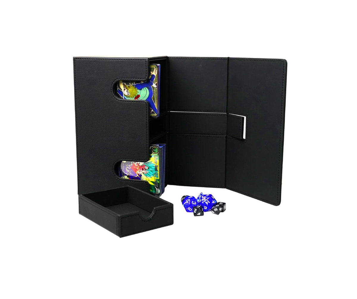 TopDeck 200+ Card Dual Deck Box Trading Card Storage Case for TCG, CCG, and Sports Cards