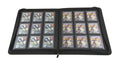 TopDeck Top Loader Binder for 216 Cards, 9 Pocket Side Loading Trading Card Album, Premium PU Leather Binder with Zipper, Acid-Free Non-PVC Pages, Compatible with Standard Toploaders for Sports & TCG Cards