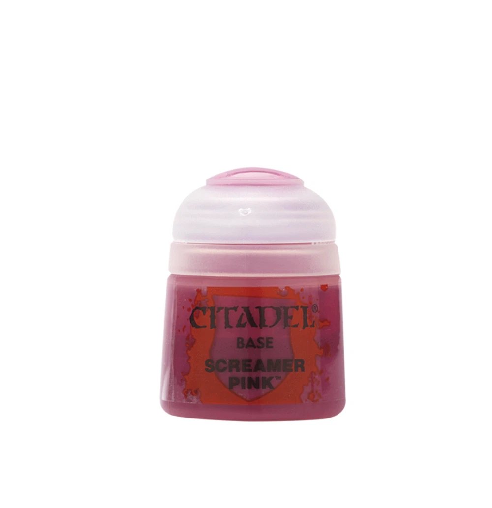 Warhammer Citadel Base Screamer Pink Paint Bottle 12ml