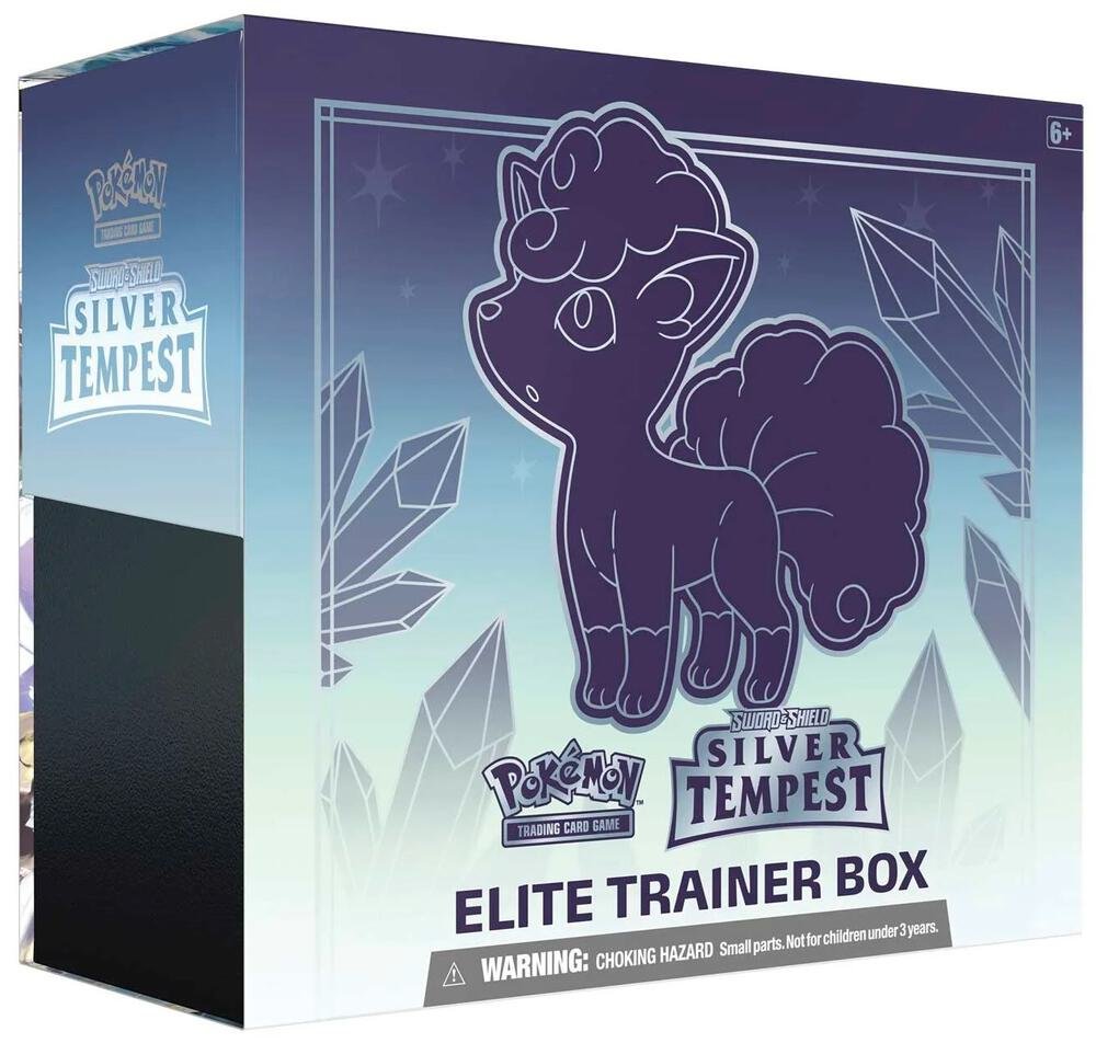 Pokemon TCG Sword and Shield Silver Tempest Elite Trainer Box ETB Sealed Card Game Kit