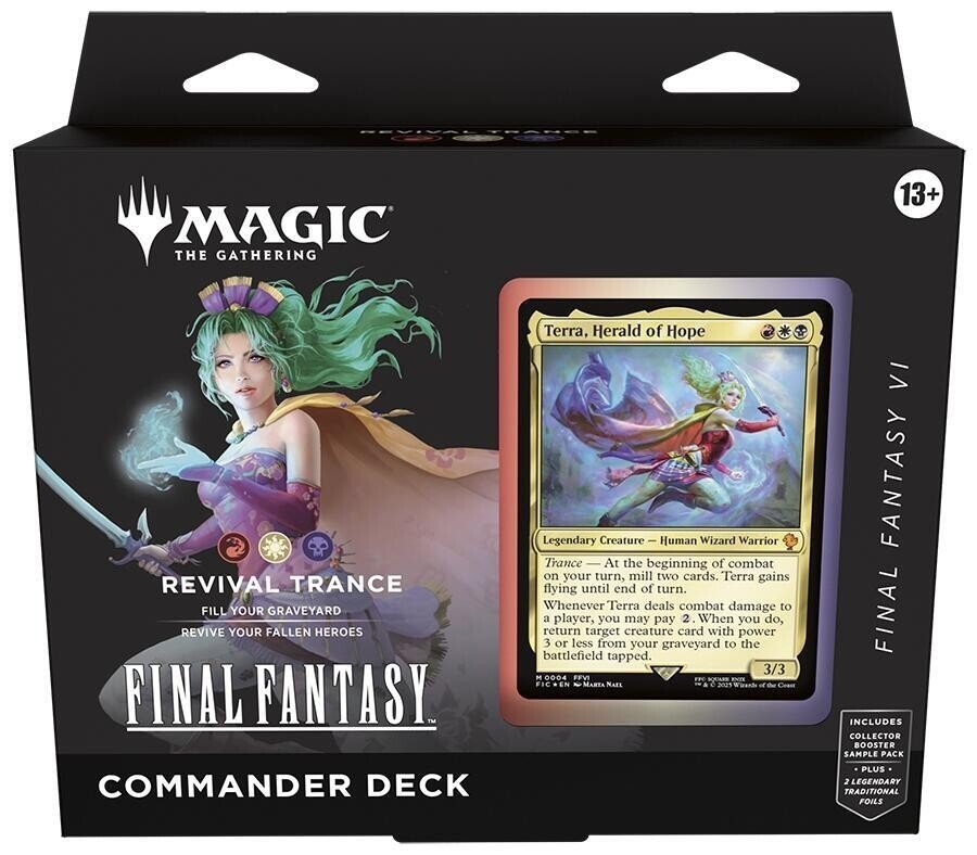 Magic : The Gathering TCG - Commander Deck - Final Fantasy VI Revival Trance