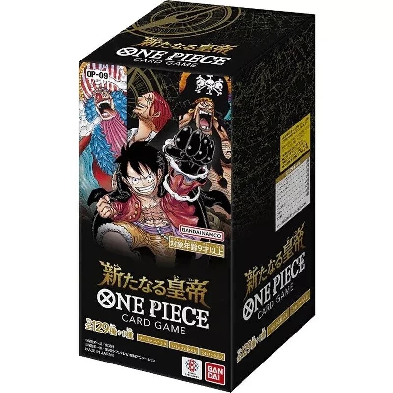 One Piece OP-09 Four Emperors Japanese Booster Box - Official One Piece TCG Booster Box | One Piece Trading Cards | Anime Cards Collector Booster Display