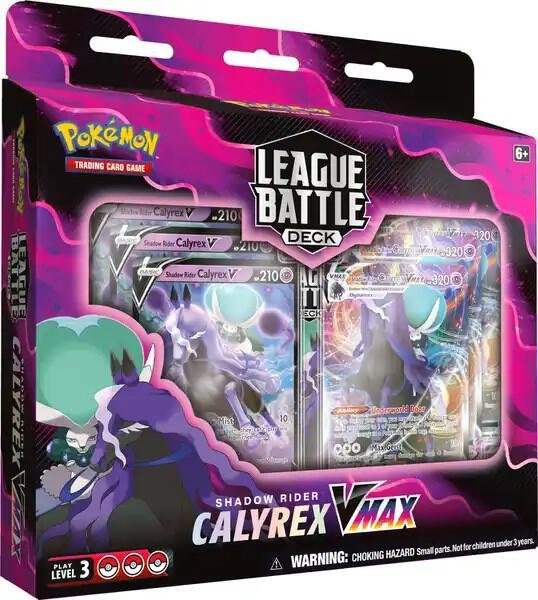 Pokemon TCG League Battle Deck Shadow Rider Calyrex VMAX 60-Card Ready-to-Play Deck