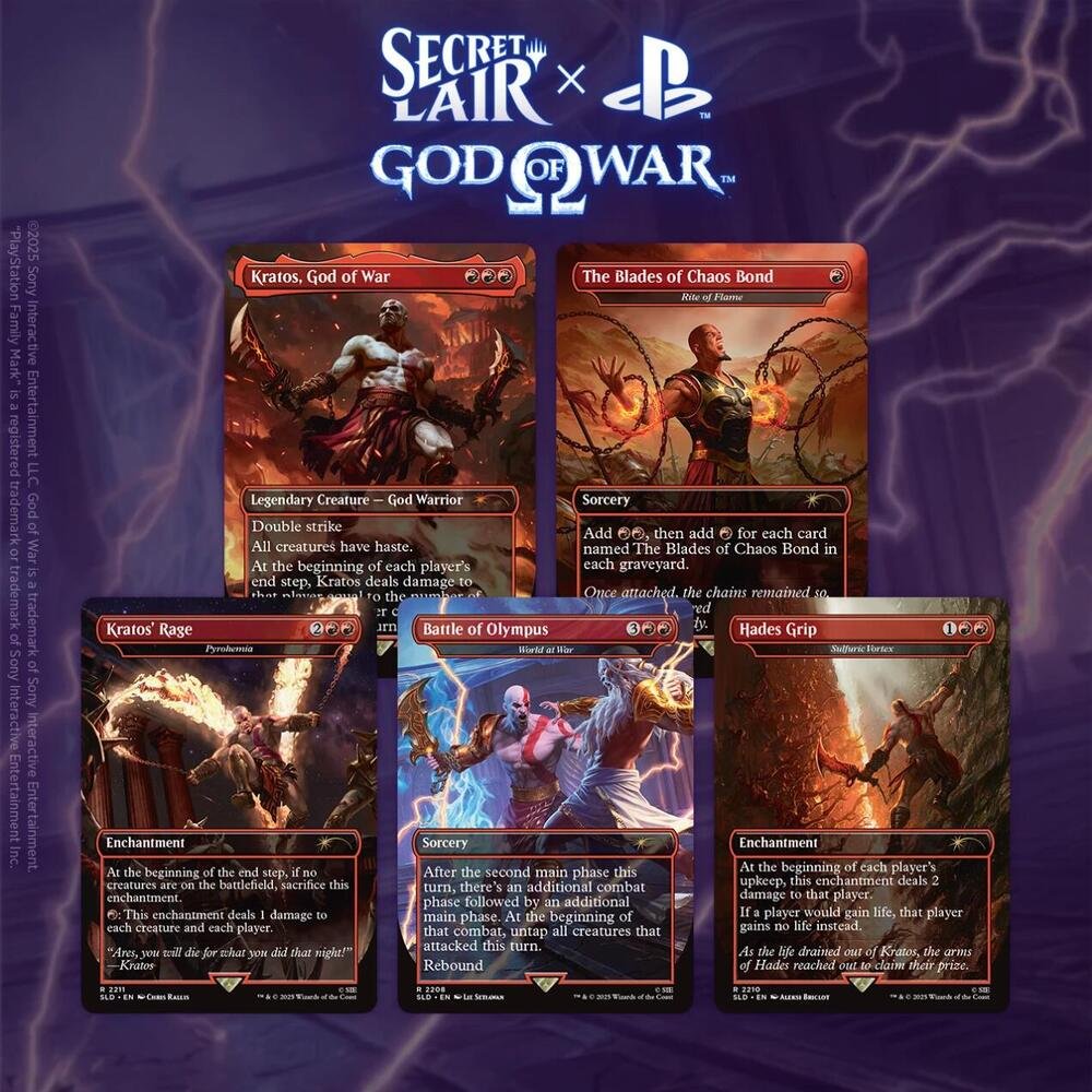 Magic: The Gathering TCG Secret Lair X God of War: Greek - Non-Foil Edition