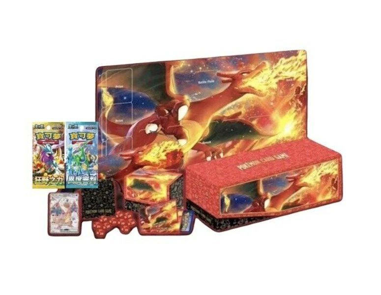Pokemon TCG Chinese Charizard EX Premium Collection Box Trading Card Collection Set