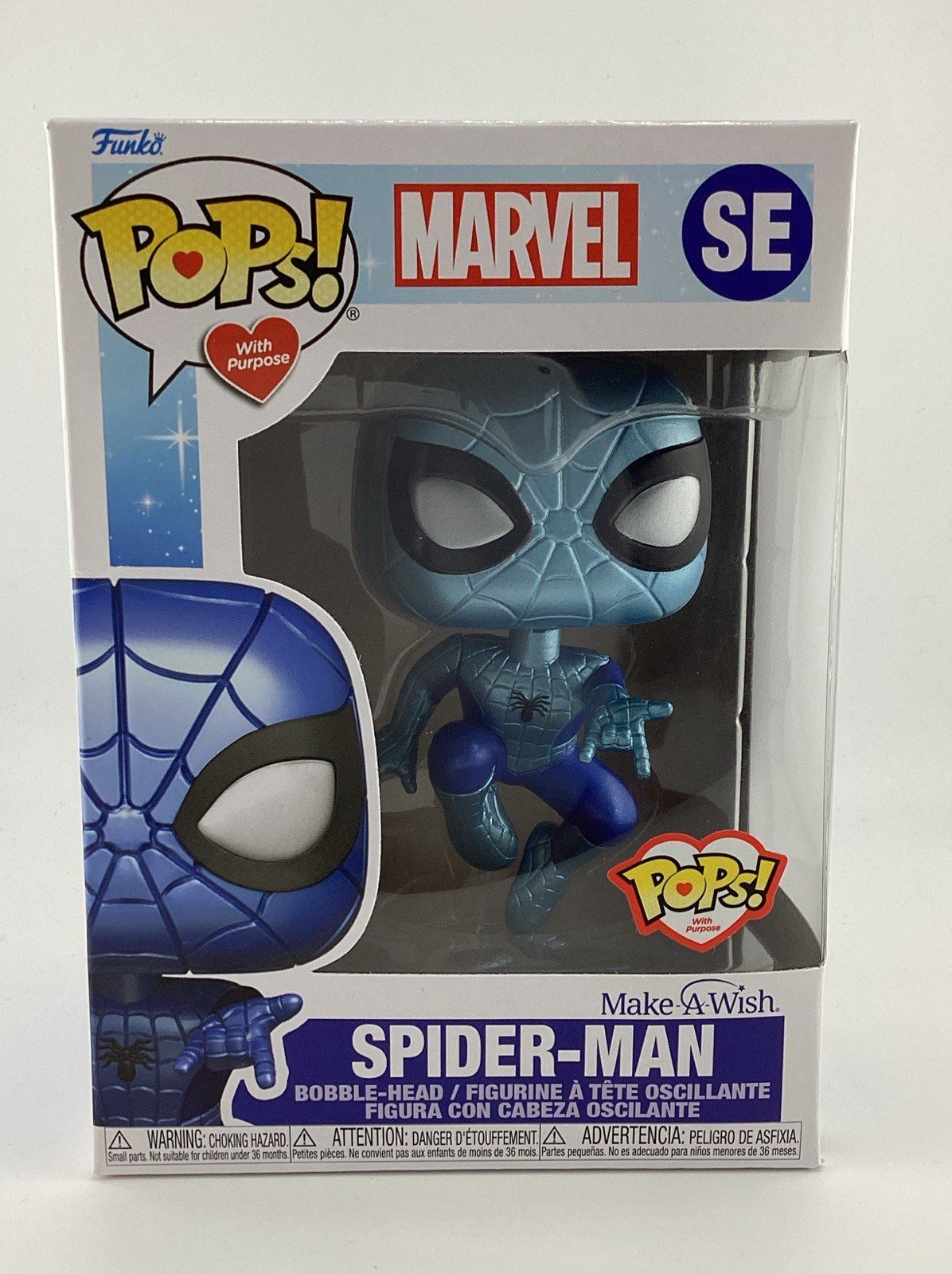 Funko Pop! Vinyl: Marvel - Spider-Man (Metallic) Make A Wish #SE