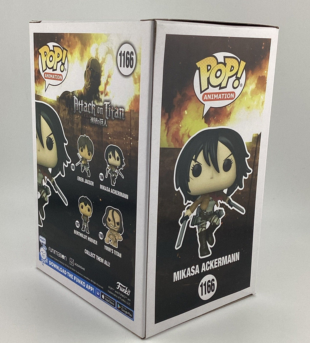 Funko Pop! Vinyl: Attack on Titan - Mikasa Ackerman Signed Trina N. #1166