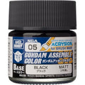 Gundam Assemble Color NGA05 Black Paint by Mr. Hobby - Premium Acrylic for Gundam Model Kits, Bandai Gundam Kits, Smooth Finish, High Coverage, Durable Black Finish (PRE-ORDER NOVEMBER)