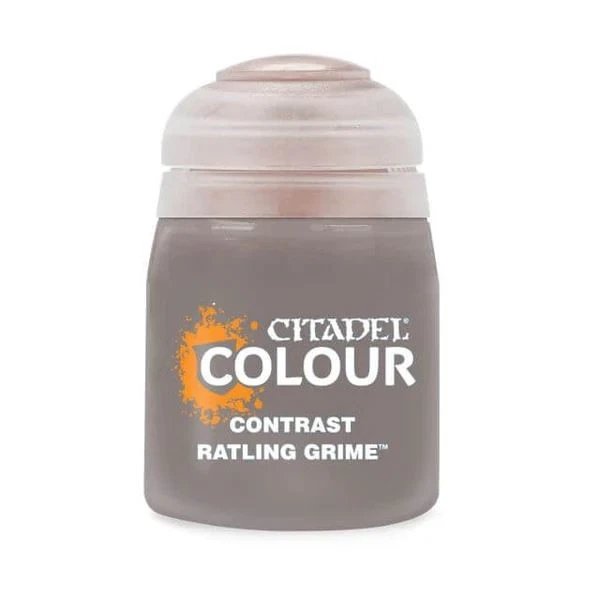 Warhammer Citadel Contrast: Ratling Grime Paint Bottle 18ml