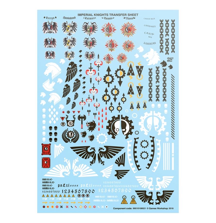 Warhammer 40K Imperial Knights Knight Questoris Model Kit – Multipart Plastic War Machine Figure with 6 Build Configurations for Warhammer 40,000 Armies