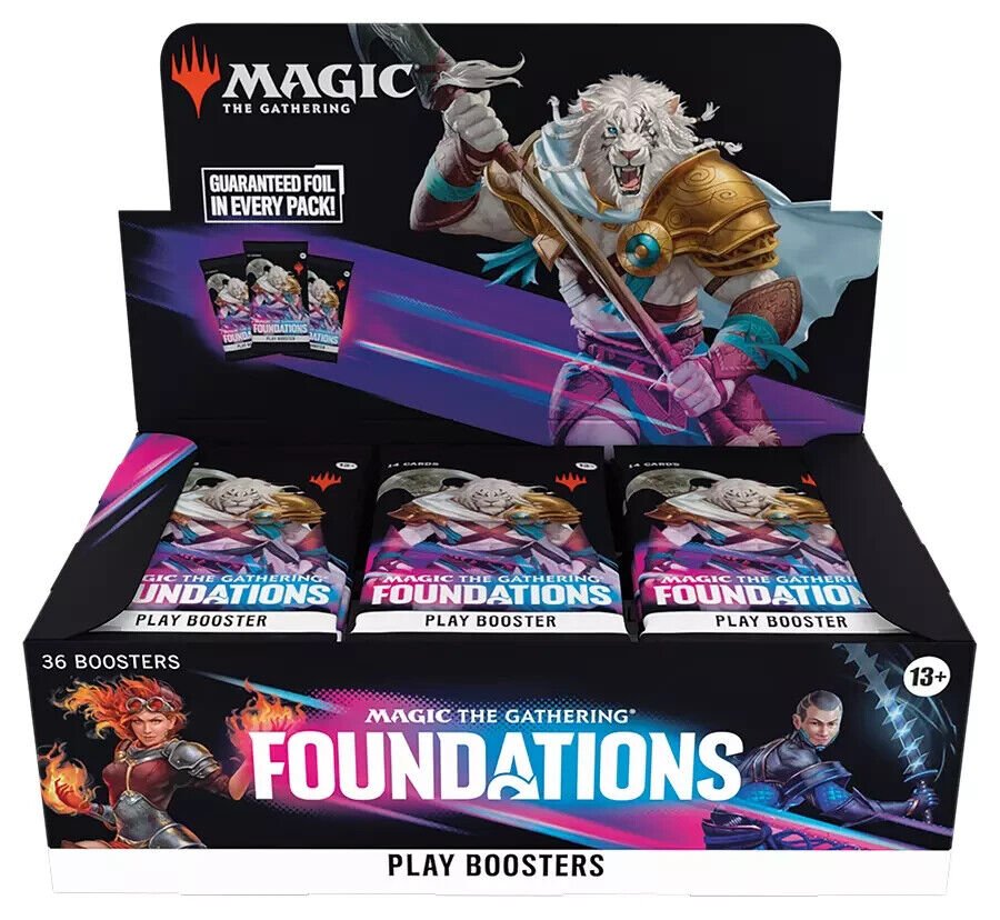 Sealed Magic the Gathering Foundations Play Booster Display Box