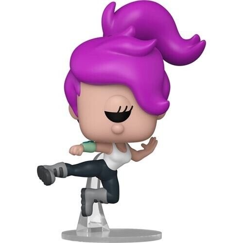 Turanga Leela Funko Pop! Animation Futurama - Approx. 4 3/4" Collectible Vinyl Figure #1758 with Display Box Protector Case