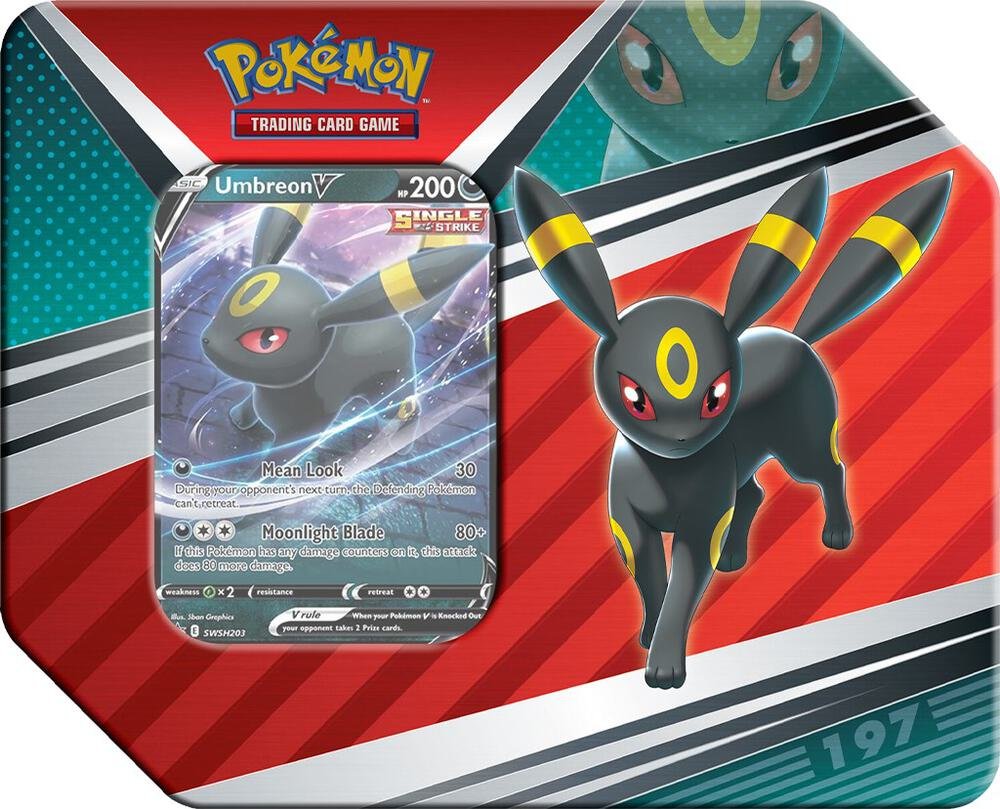 Pokémon TCG V Heroes Tin - Umbreon V