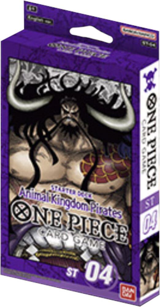 One Piece Card Game ST-04 Animal Kingdom Pirates Starter Deck Bandai English Trading Card Game