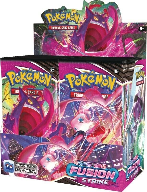 Pokémon TCG Sword & Shield Fusion Strike Booster Box – Sealed Pokémon Cards for Collectors & Trading Card Game