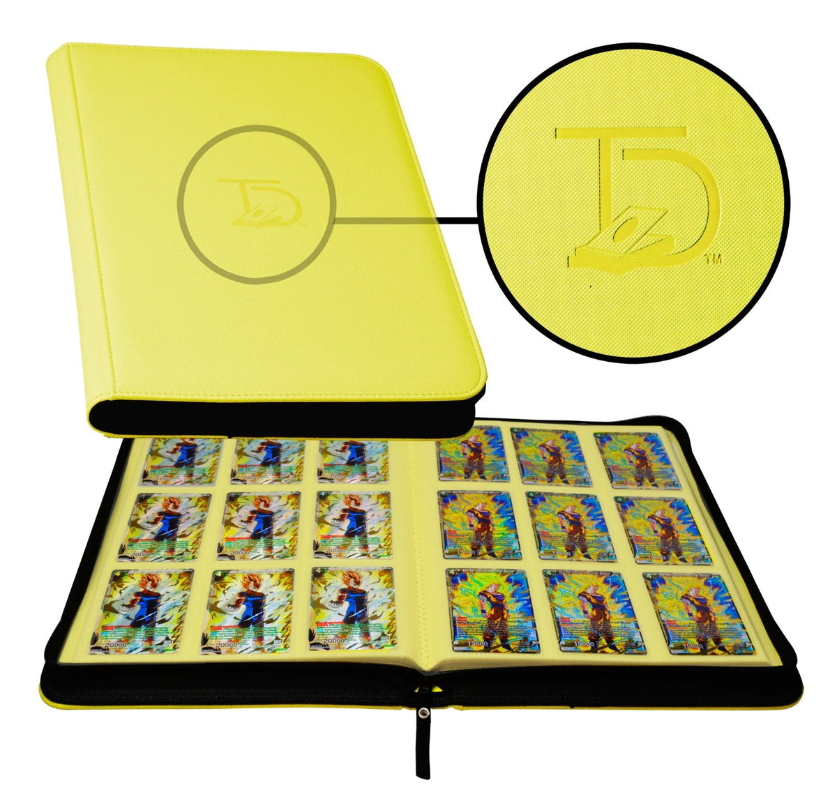 TopDeck 500 Card Trading Card Binder with Zipper Closure