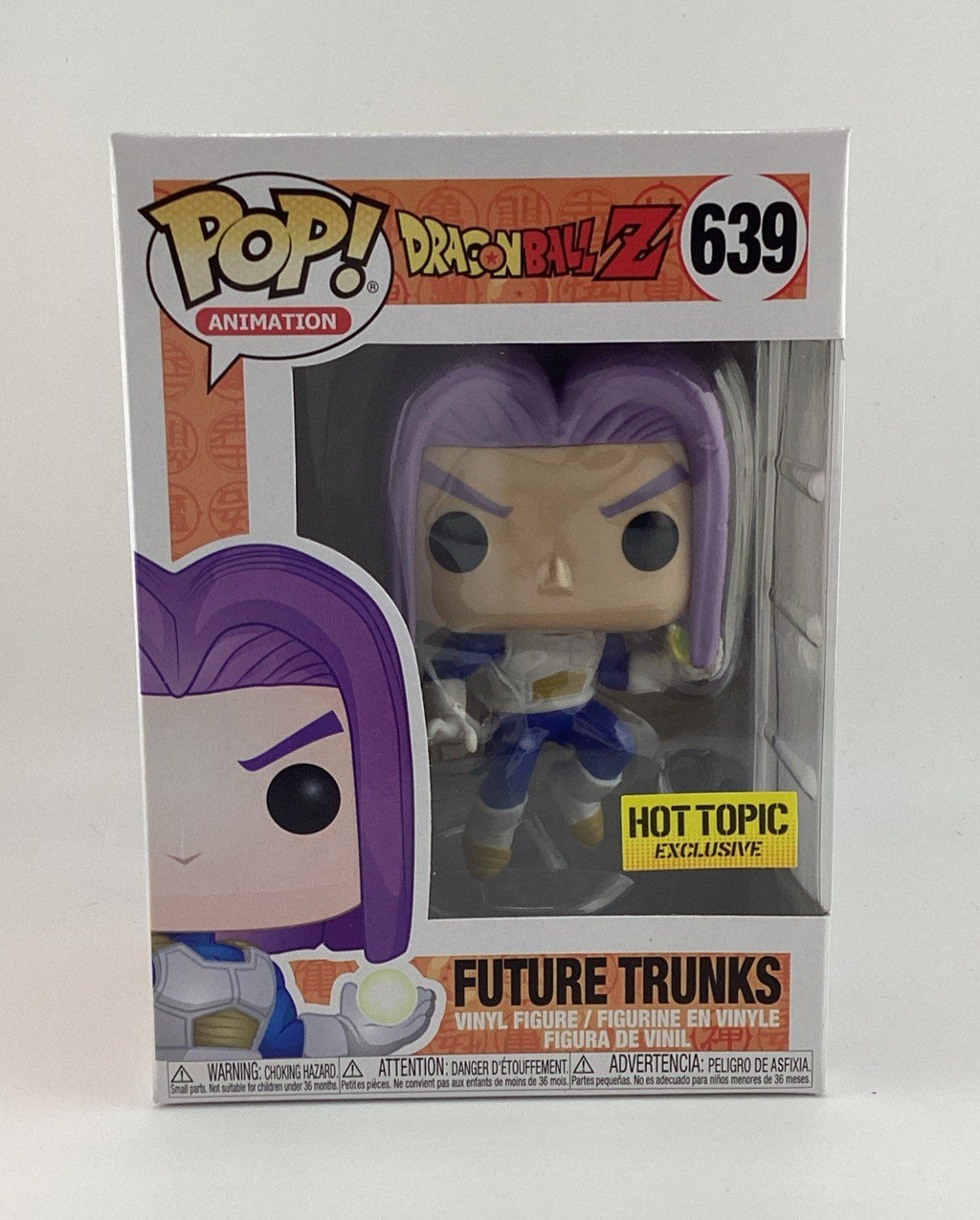 Funko Pop! Dragon Ball Z - Future Trunks #639 Hot Topic Ex